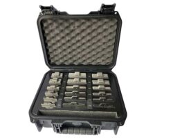 walizka z podkładkami do osiowania maszyn